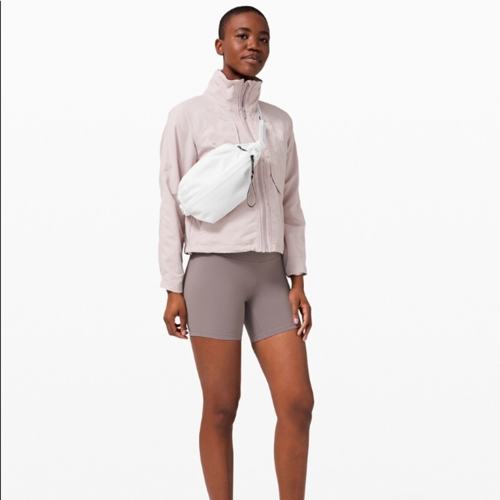 NWT Lululemon White All Hours Belt Bag Fanny Pack